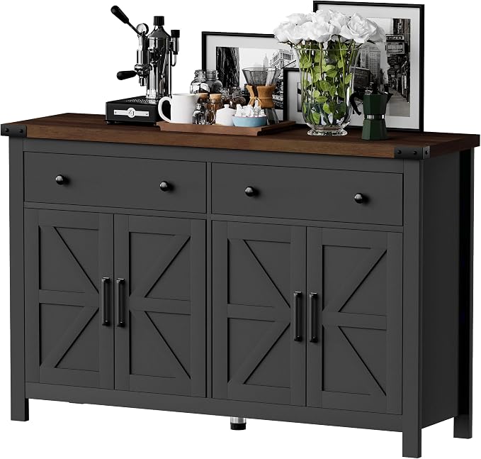 Black/Wood