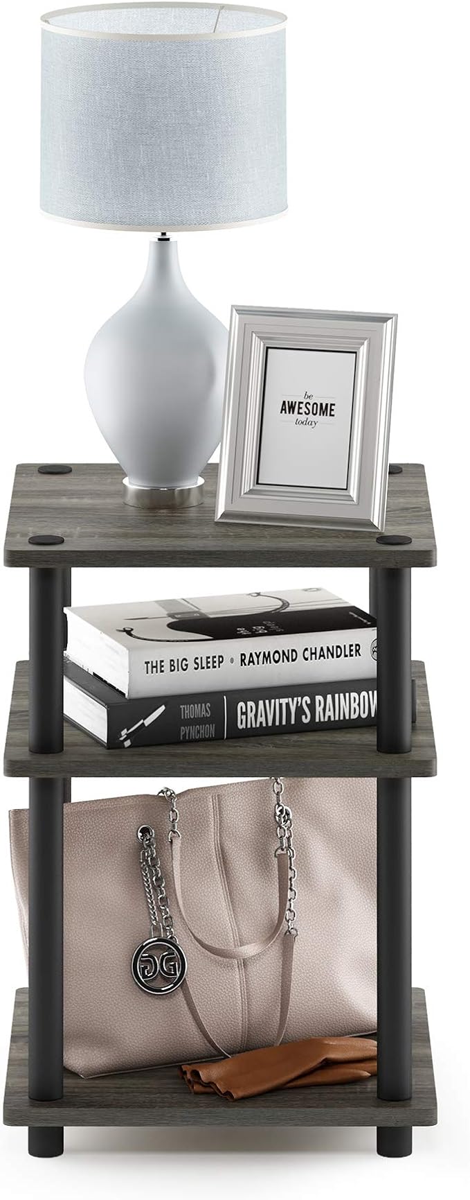 Grey Oak/Black