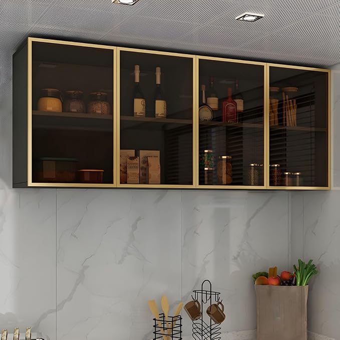 Gray Gold Frame-brown Glass
