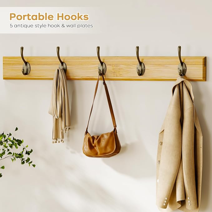 Natural With Hooks