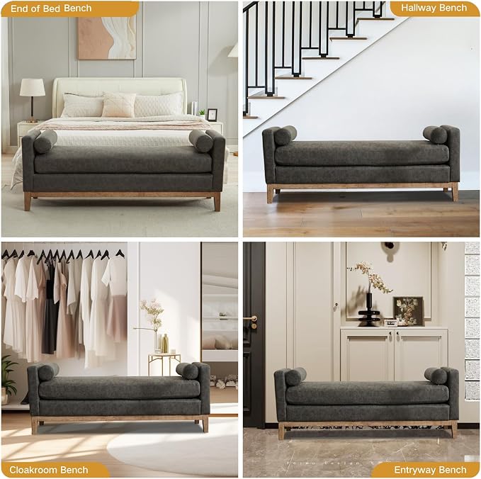 Grey Pu Leather