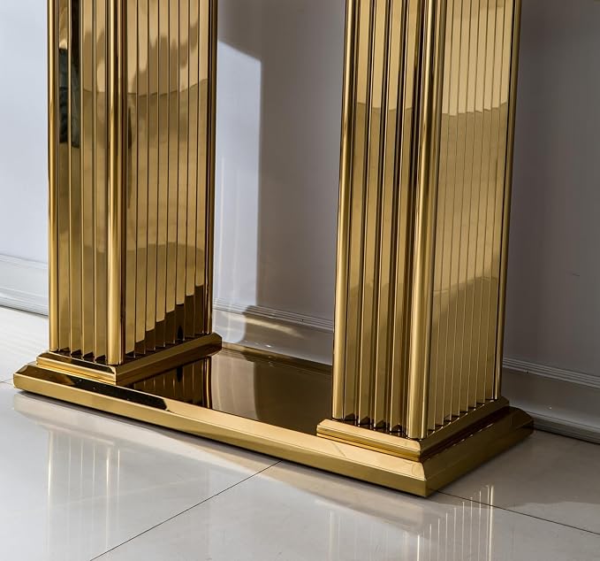 Console Table - Black Gold