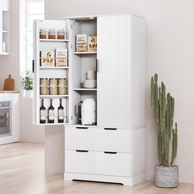 2 Drawers Below-white