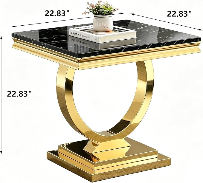 Black & Gold - End Table
