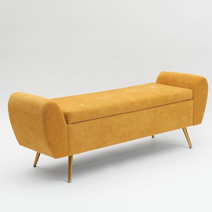 Chenille-mustard