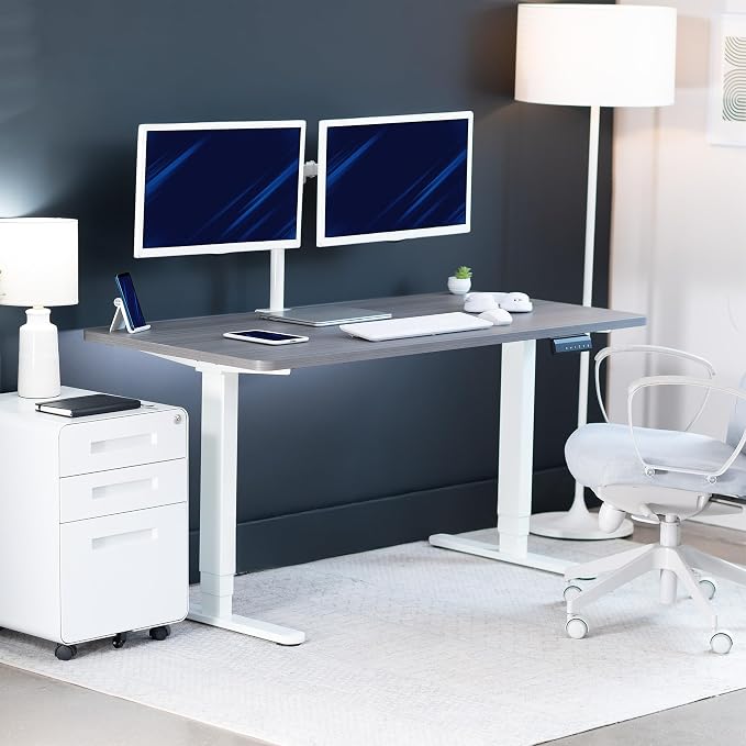 Dark Gray Top / White Frame