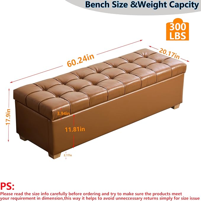 Faux Leather Brown