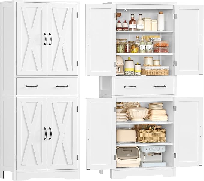 White,1 Drawer