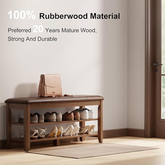 Walnut-leather Seat