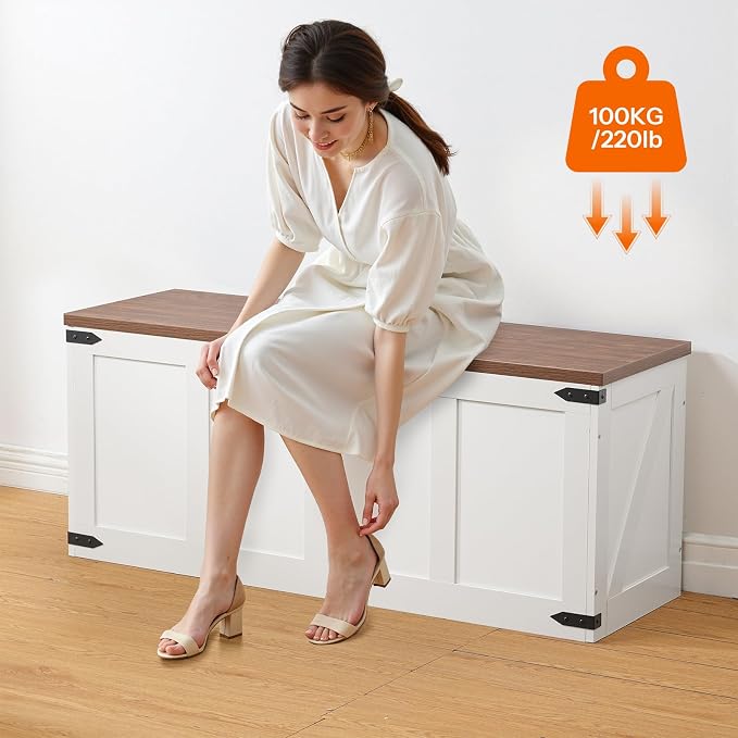 White + Walnut