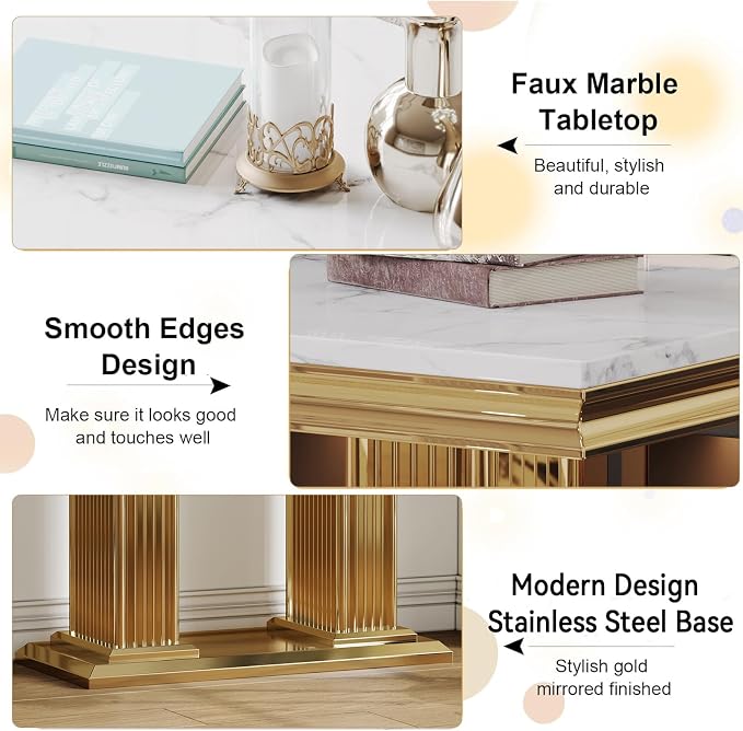 White & Gold