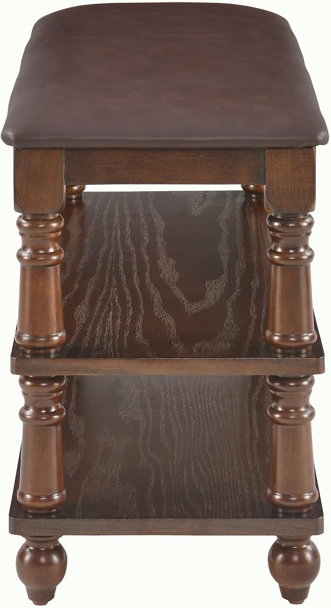 Walnut Leg & Wine Red