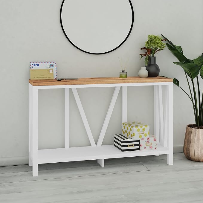 Brushed White Wash/Warm Oak