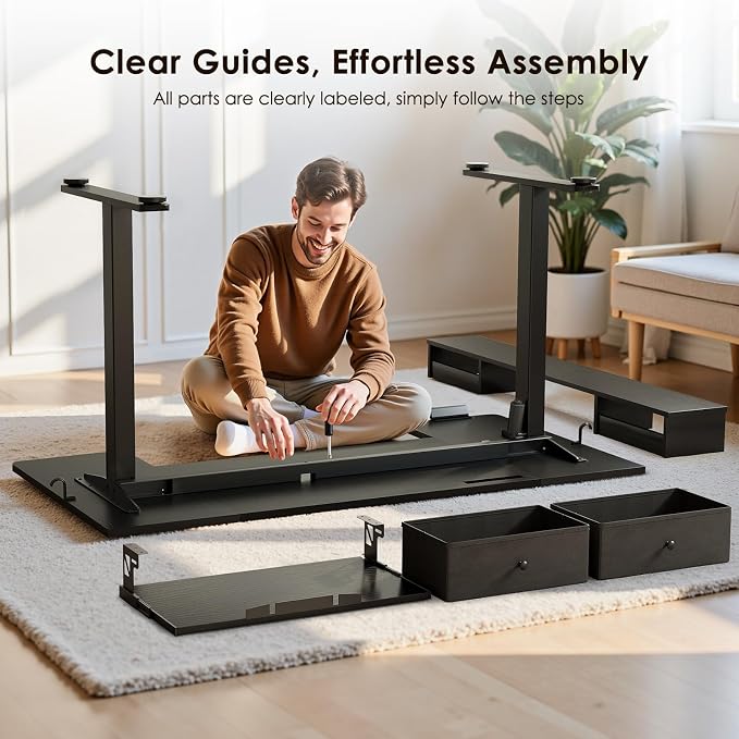 Black With Drawers