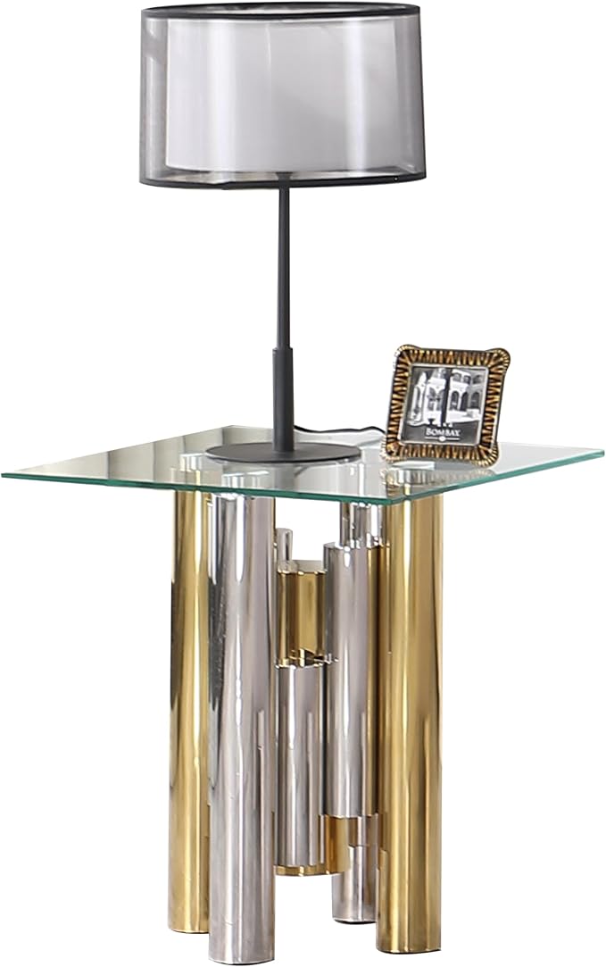 Gold Silver - End Table