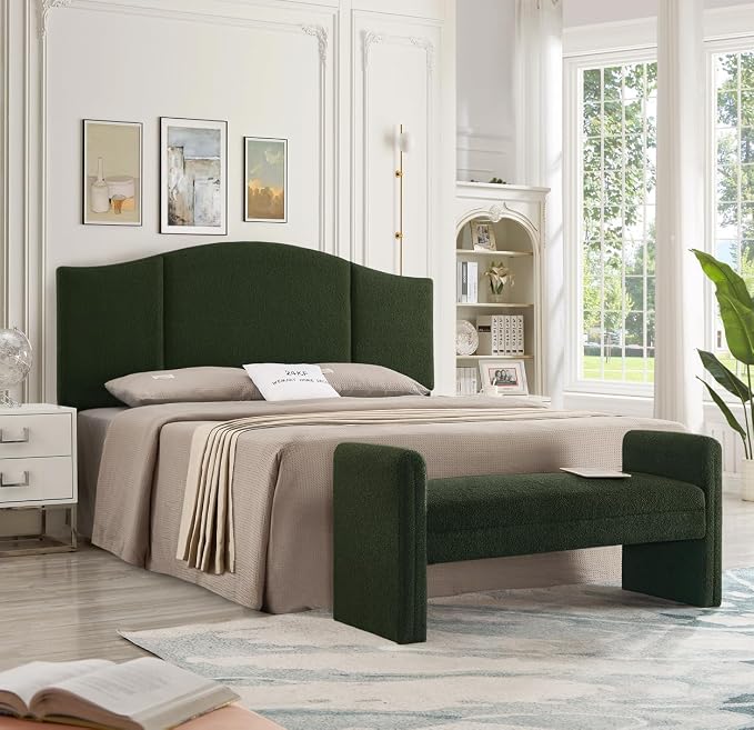 Dark Green Teddy Bench