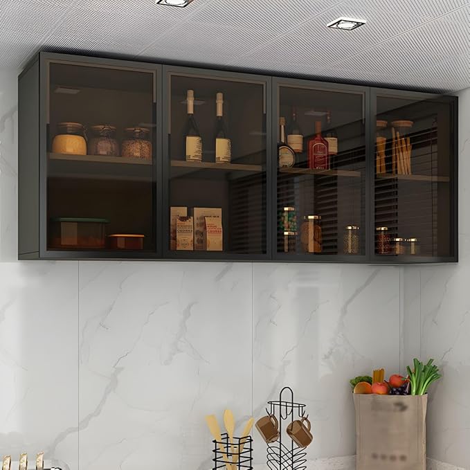 Gray Black Frame-brown Glass