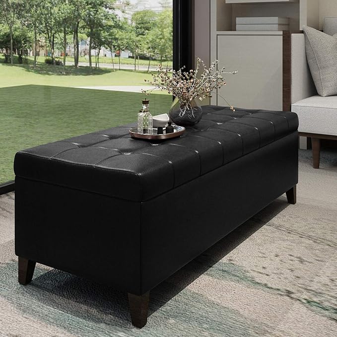Faux Leather Black