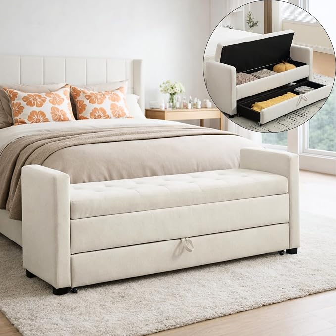 Double Storage-beige 58.3''