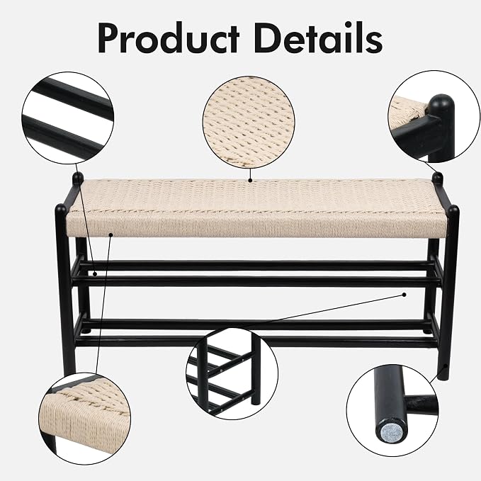 Black-3 Tier(rope Seat)