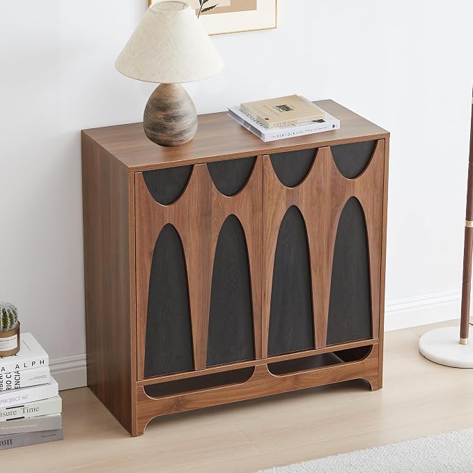 Walnut and Black