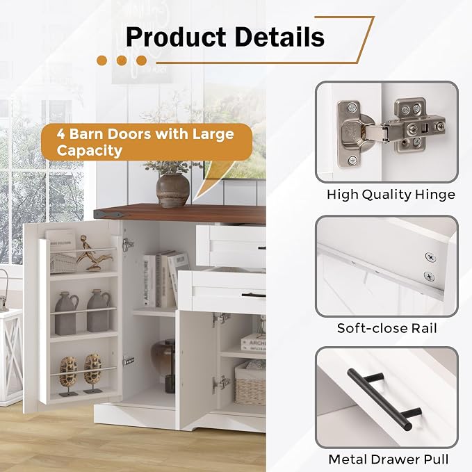 2 Drawers-white