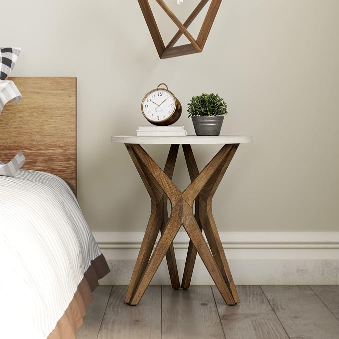 White & Walnut
