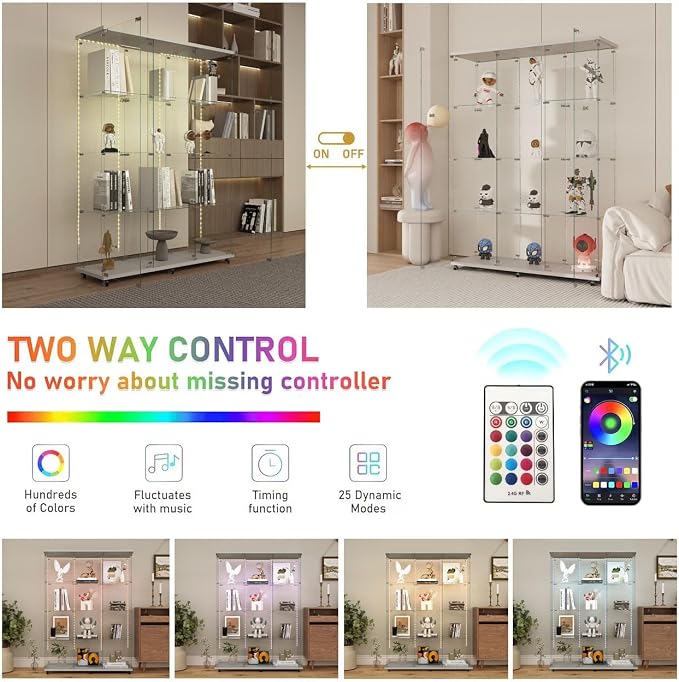 Wood Top White With Bluetooth Light, Wheel