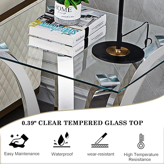 Silver-1 End Table