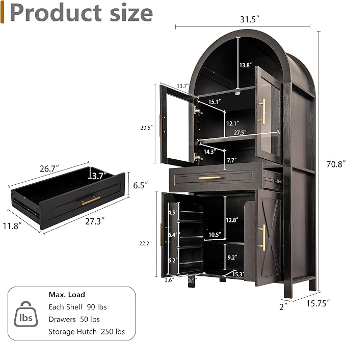 Black-x Barn Door