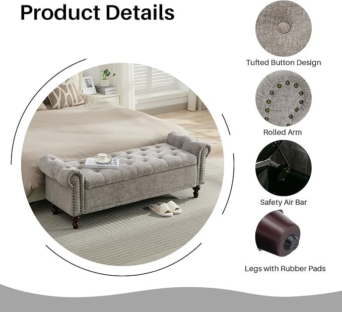 Chenille Light Grey