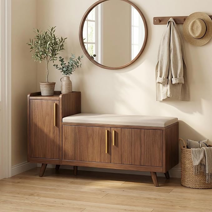 Walnut Color-left Cabinet