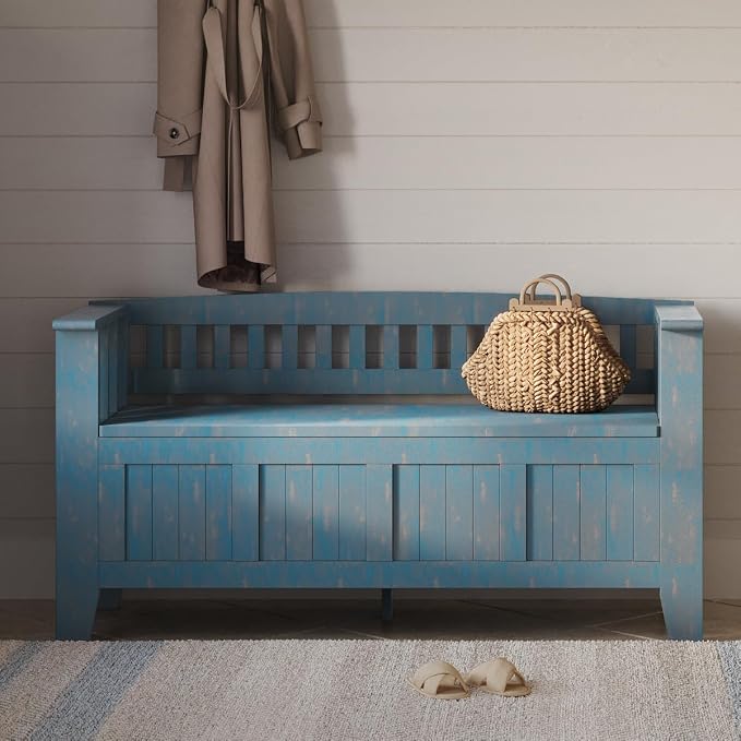 Distressed Coastal Blue