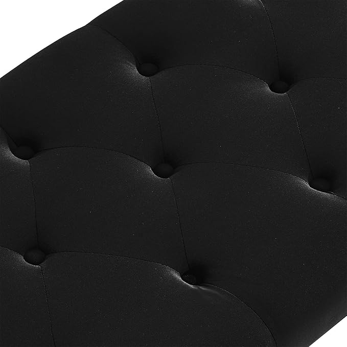Black Storage Bench