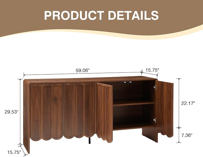4 Doors Walnut