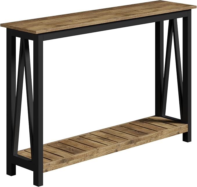 Rustic Oak & Black