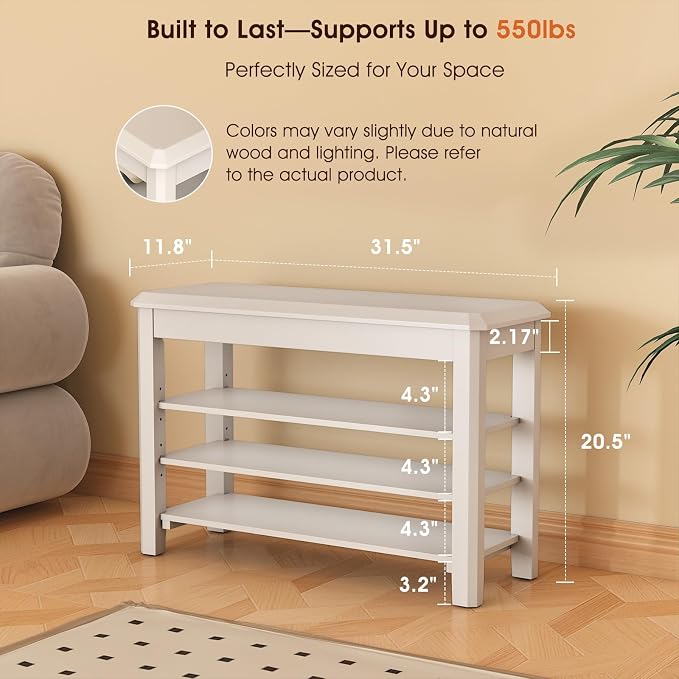 White-3 Tier(wood)