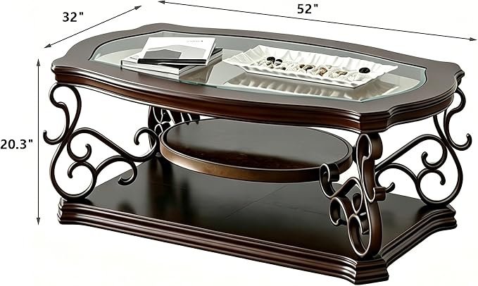 Dark Brown, Coffee Table
