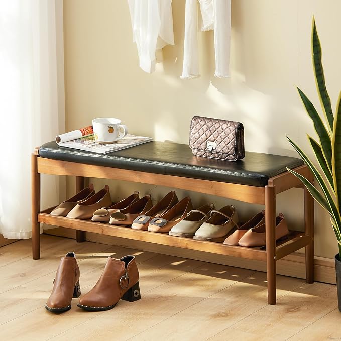 Black Bench Top+brown Frame
