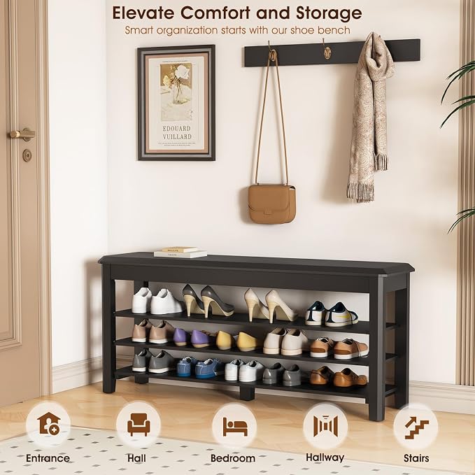 Black-3 Tier(wood)