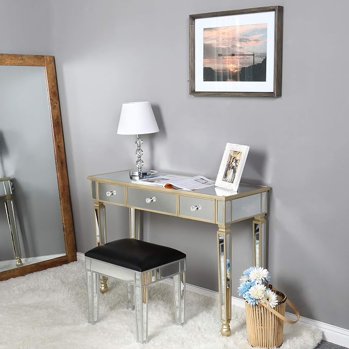 Champagne Gold 3 Drawers