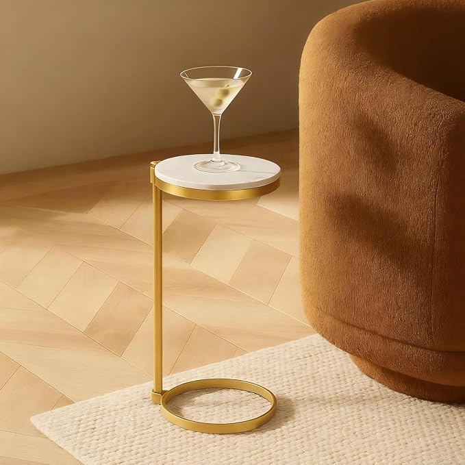 Gold With Marble Top