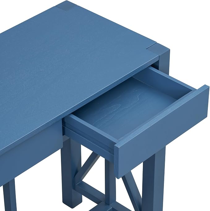Navy Blue + Mdf + Mdf + Acacia