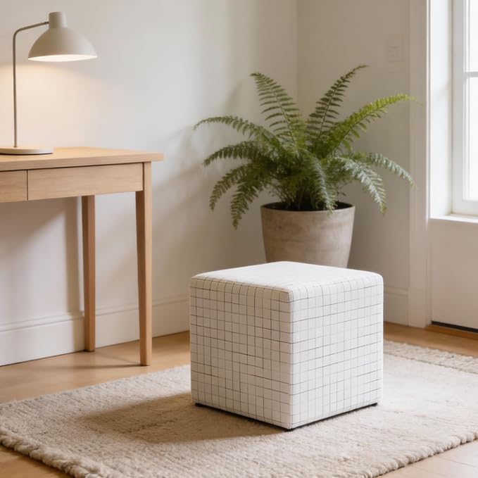 Ivory Natural Windowpane