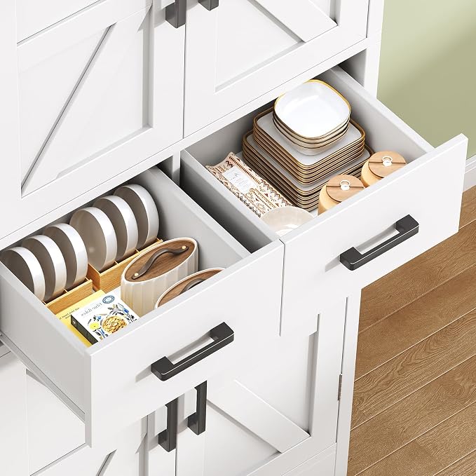 White Doors Shelves