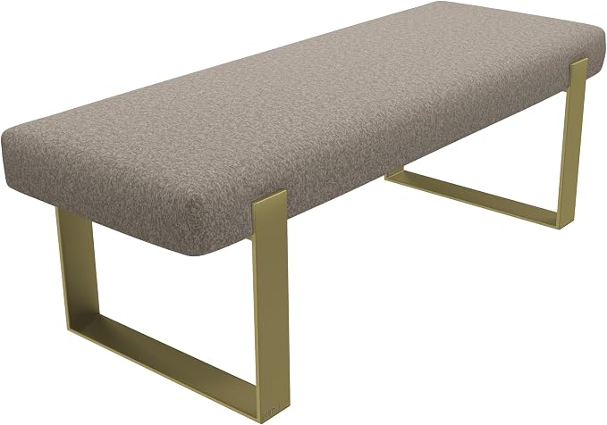 Faux Merino Wool Brown - Burnished Brass