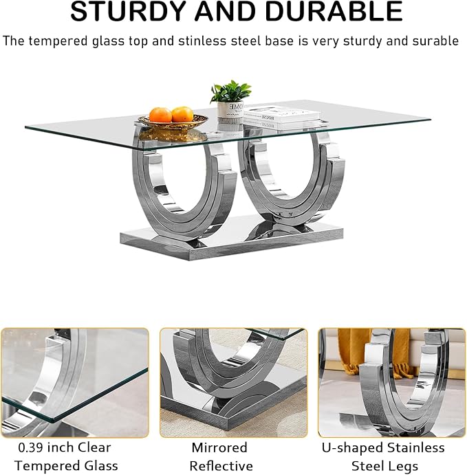 Silver Coffee Table