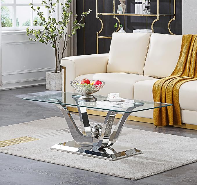 Silver-1 Coffee Table+1 End Table