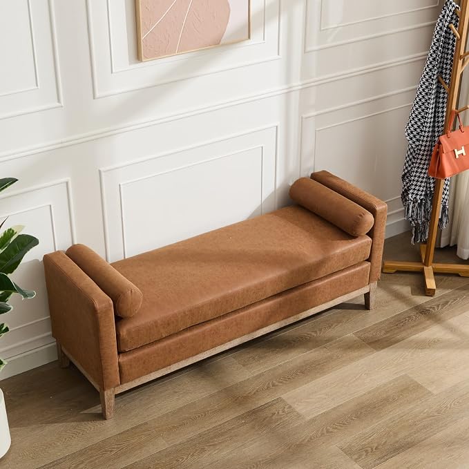 Weathered Wood Legs-pu Brown