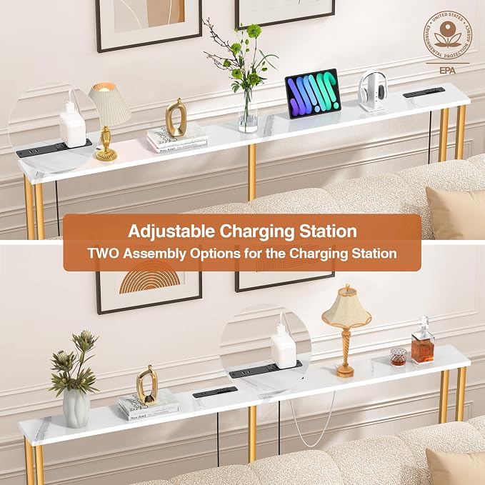 Gold & White